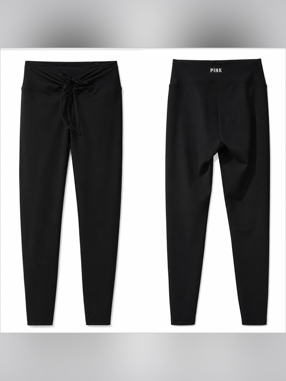 PINK by Victoria’s Secret Women’s Black Drawstring Athletic Joggers Size Small